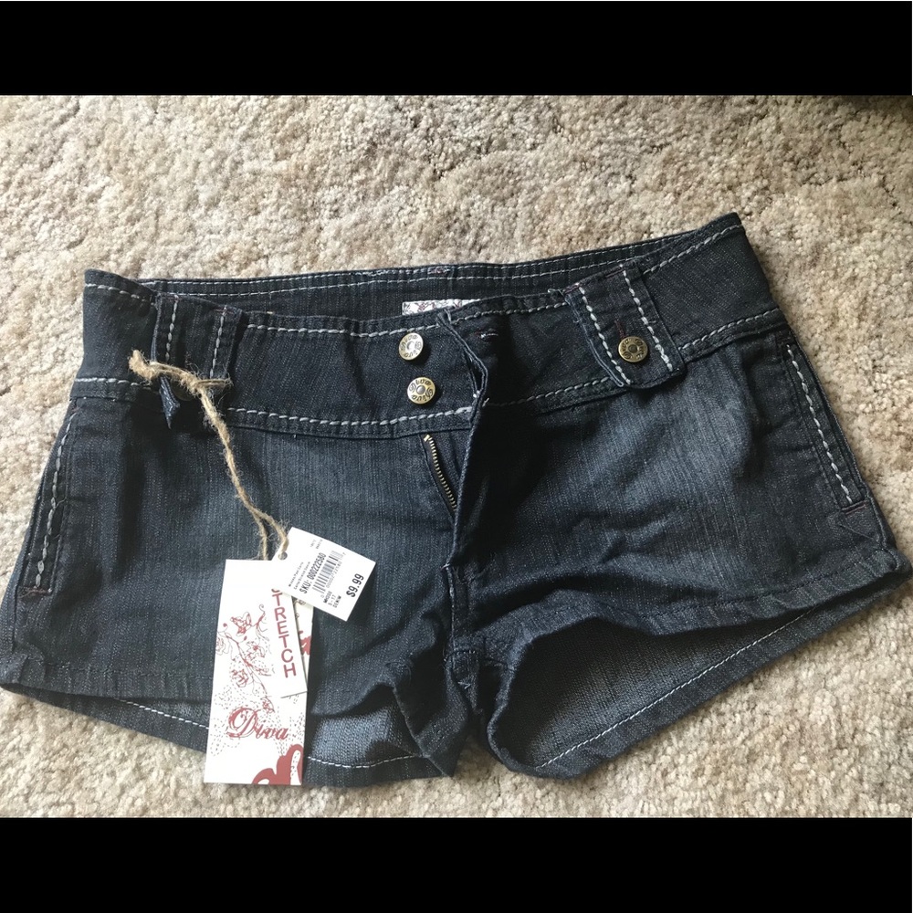 New Denim shorts with tags